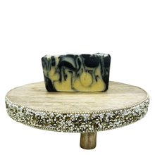 Load image into Gallery viewer, Charcoal and Turmeric Soap