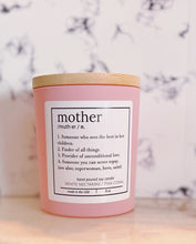 Load image into Gallery viewer, Mother Definition Matte Pink Tumbler Candle
