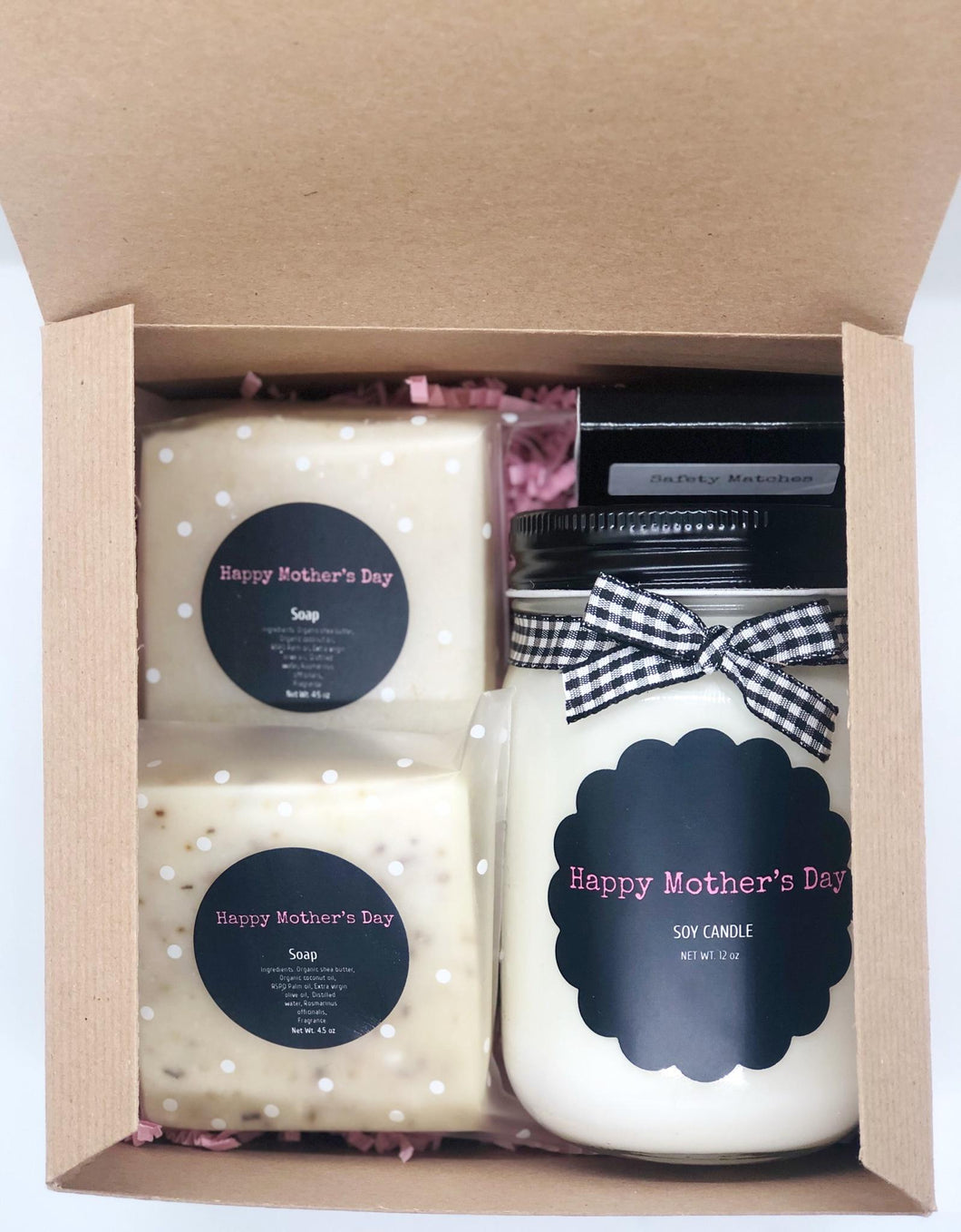 Happy Mother's Day Candle and Soap Gift Box